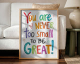 Colorful Greatness Message
