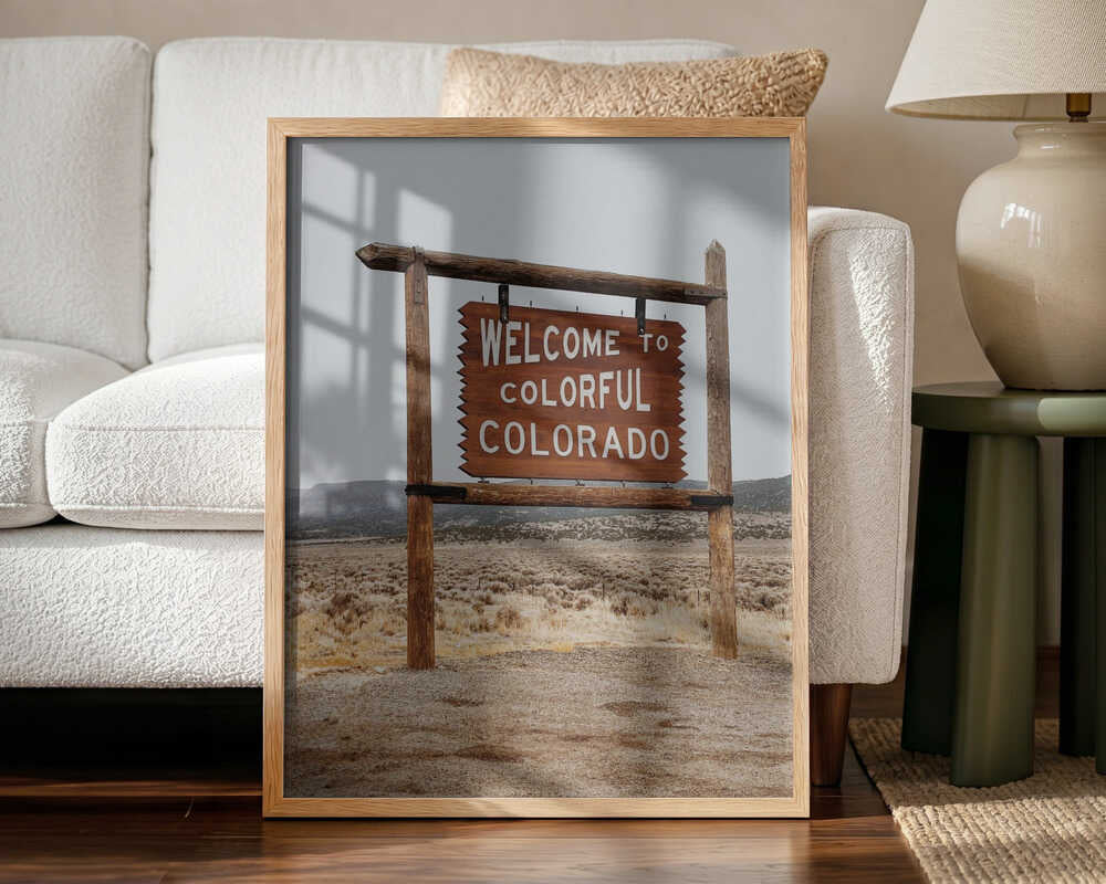 Colorful Colorado Welcome Del Mundo Imagery