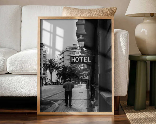 Man By City Hotel Aimee Giles