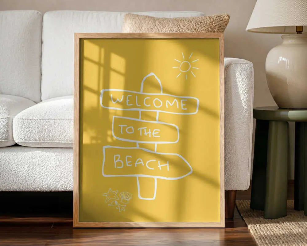 Welcome Beach Sign