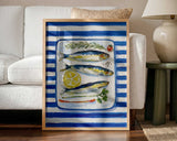 Fresh Sardines Blue Stripes