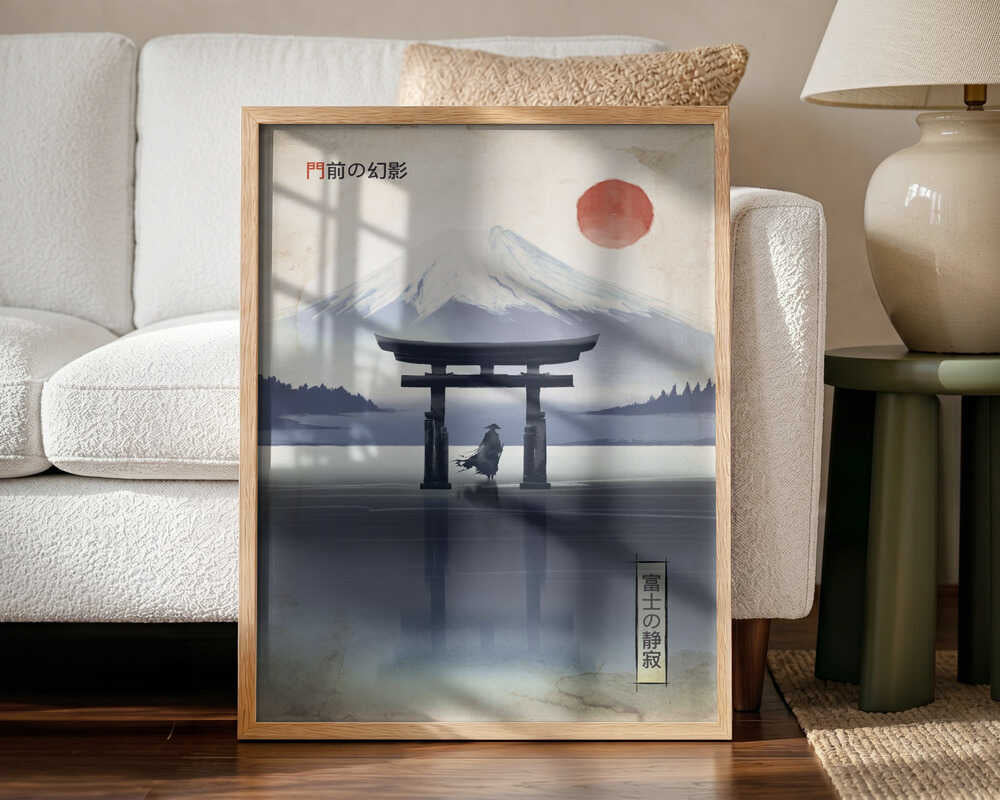 Mount Fuji Torii Reflection Fadil Roze
