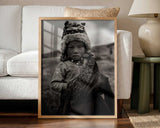 Watchful Child in Fur
