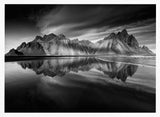 Majestic Mountain Reflection Art Print UK — Abstract Calm Wall Art — Bedroom — Wall It All Prints