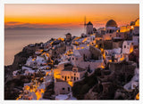 Oia Santorini Sunset Glow