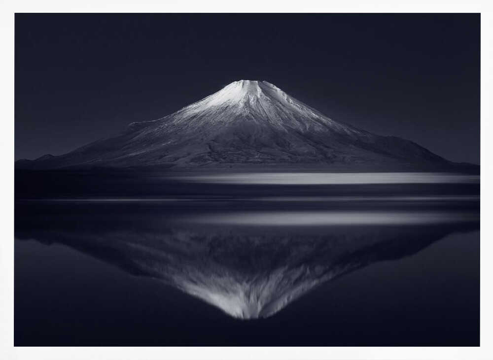 Mount Fuji Reflection Art Print UK — Japanese Calm Wall Art — Bedroom — Wall It All Prints