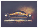 Classic Indian Taxi Art Print UK — Dark Moody Vibrant Wall Art — Living Room — Wall It All Prints