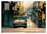 Vintage Car Havana Street Art Print UK — Vintage Vibrant Wall Art — Living Room — Wall It All Prints
