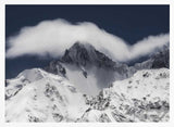 Majestic Mountain Clouds Art Print UK — Dark Moody Calm Wall Art — Living Room — Wall It All Prints