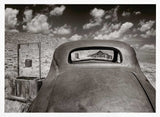 Old Car Distant Homestead Art Print UK — Dark Moody Dark Wall Art — Living Room — Wall It All Prints