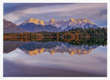 Majestic Autumn Mountain View Art Print UK — Landscape Vibrant Wall Art — Bedroom — Wall It All Prints