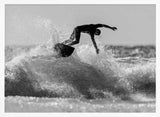 Surfer Riding Ocean Wave