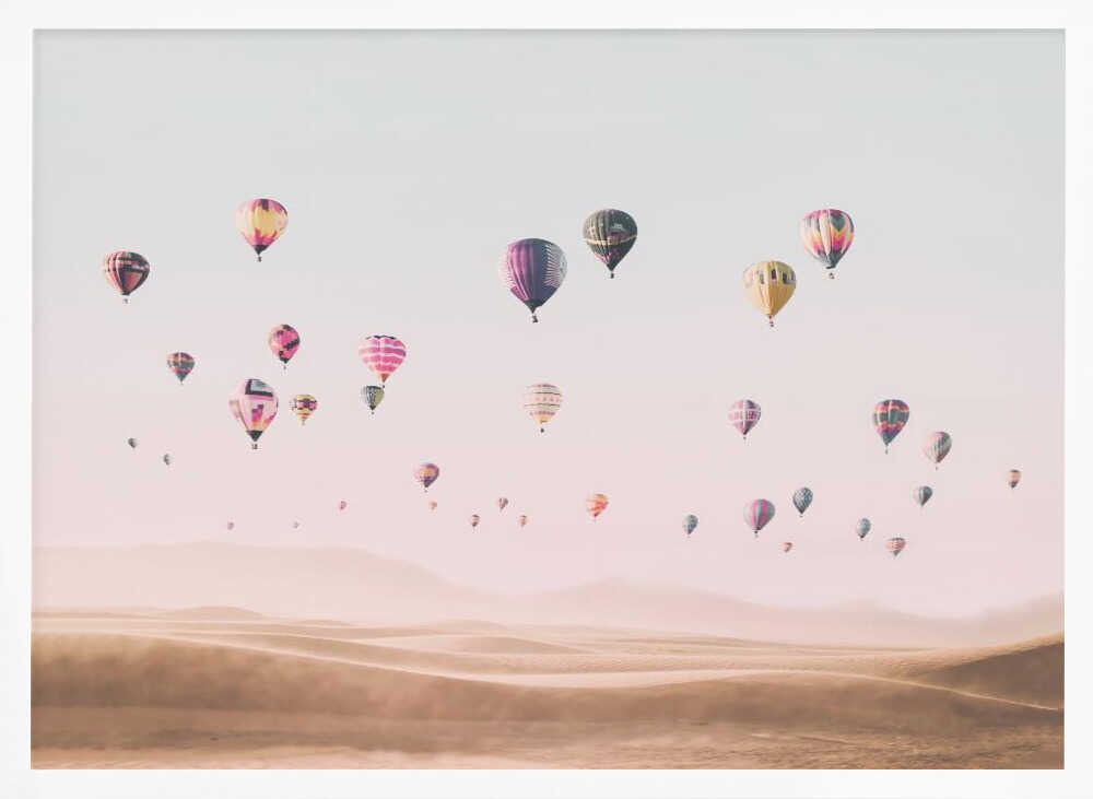 Around the World Art Print UK — Landscape Vibrant Wall Art — Living Room — Wall It All Prints