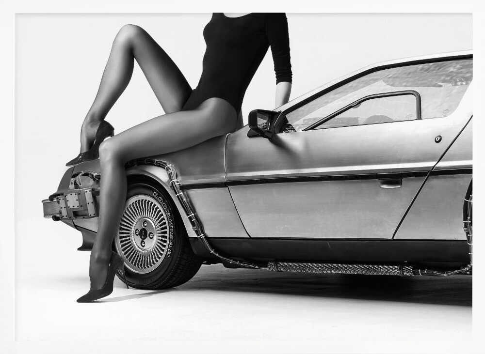 Sleek Car Glamour Art Print UK — Portrait Vibrant Wall Art — Living Room — Wall It All Prints