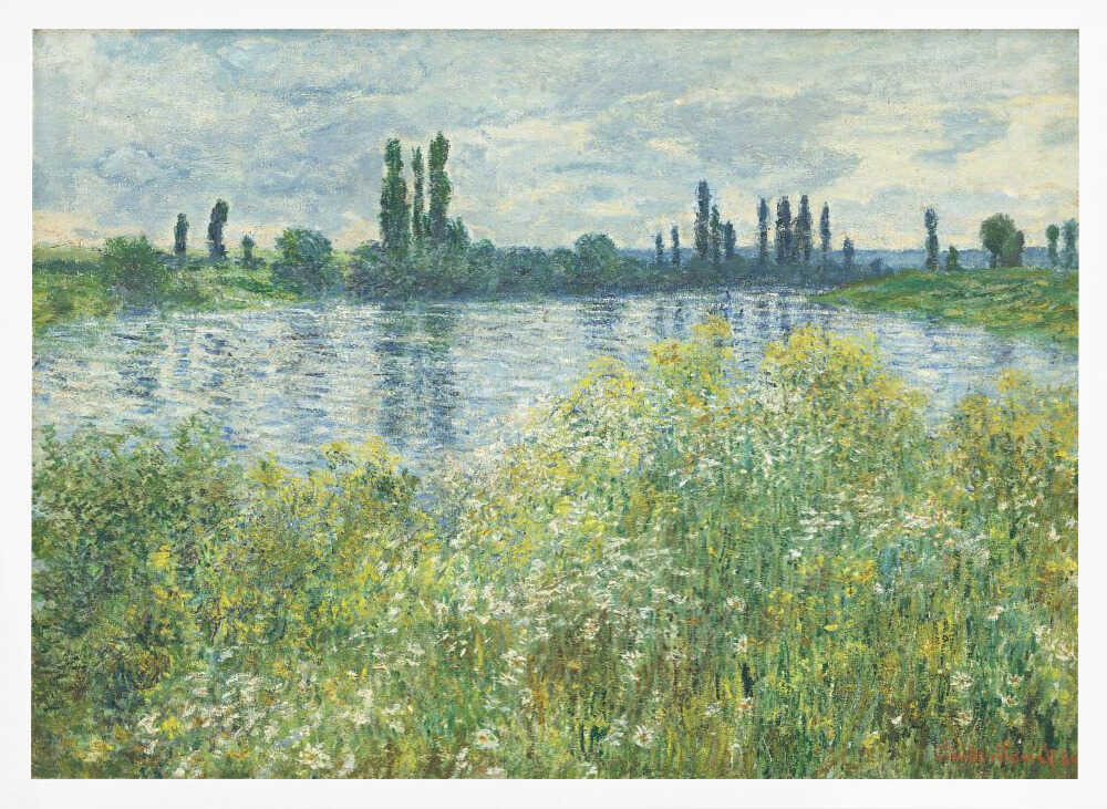 Banks Of The Seine Claude Monet