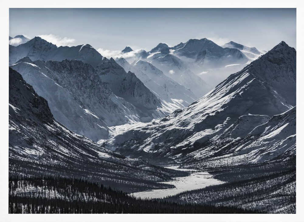 Mighty Alaska Art Print UK — Japanese Calm Wall Art — Bedroom — Wall It All Prints