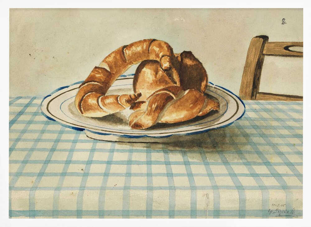Still Life With Pastry Plate
