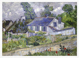 Vincent Van Gogh's Houses At Auvers (1890) Famous
