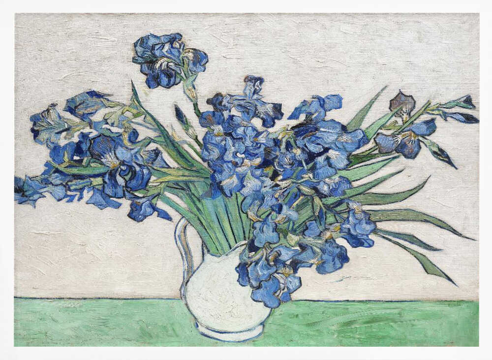 Vincent Van Gogh's Irises (1890).