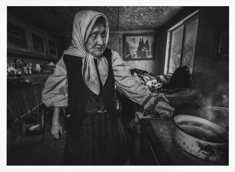 Traditional Kitchen Cooking Art Print UK — Portrait Dark Wall Art — Kitchen — Wall It All Prints