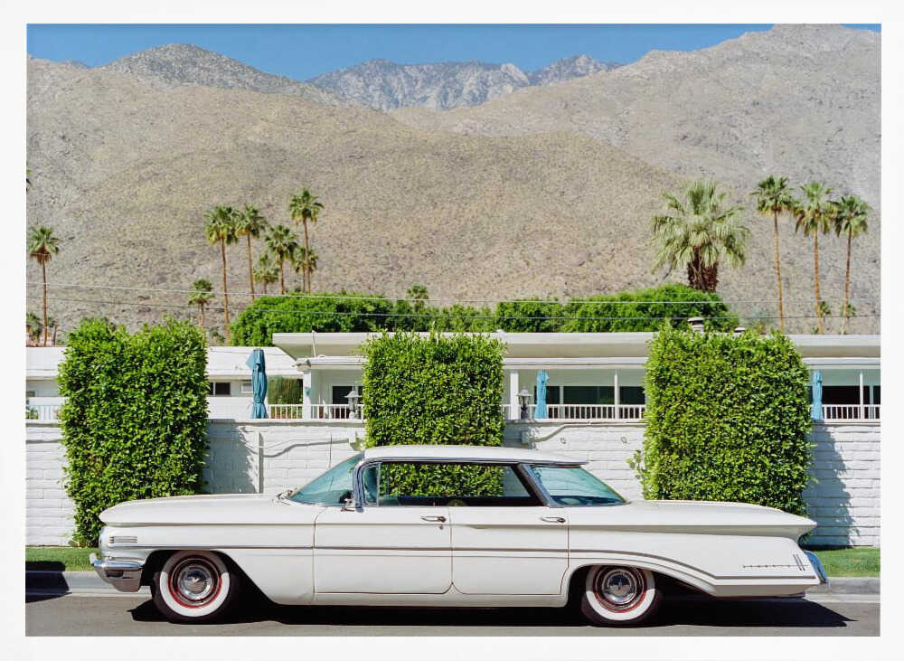 Palm Springs Ride Art Print UK — Botanical Fresh Wall Art — Living Room — Wall It All Prints