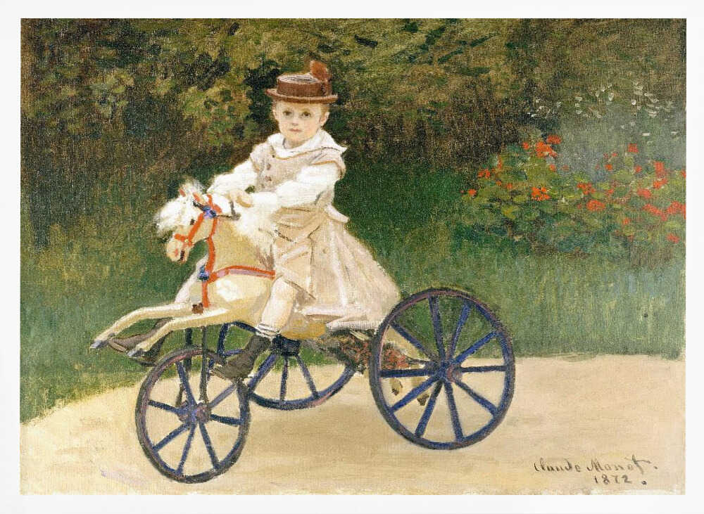 Jean Monet On His Hobby Horse (1872) By Claude Monet Claude Monet