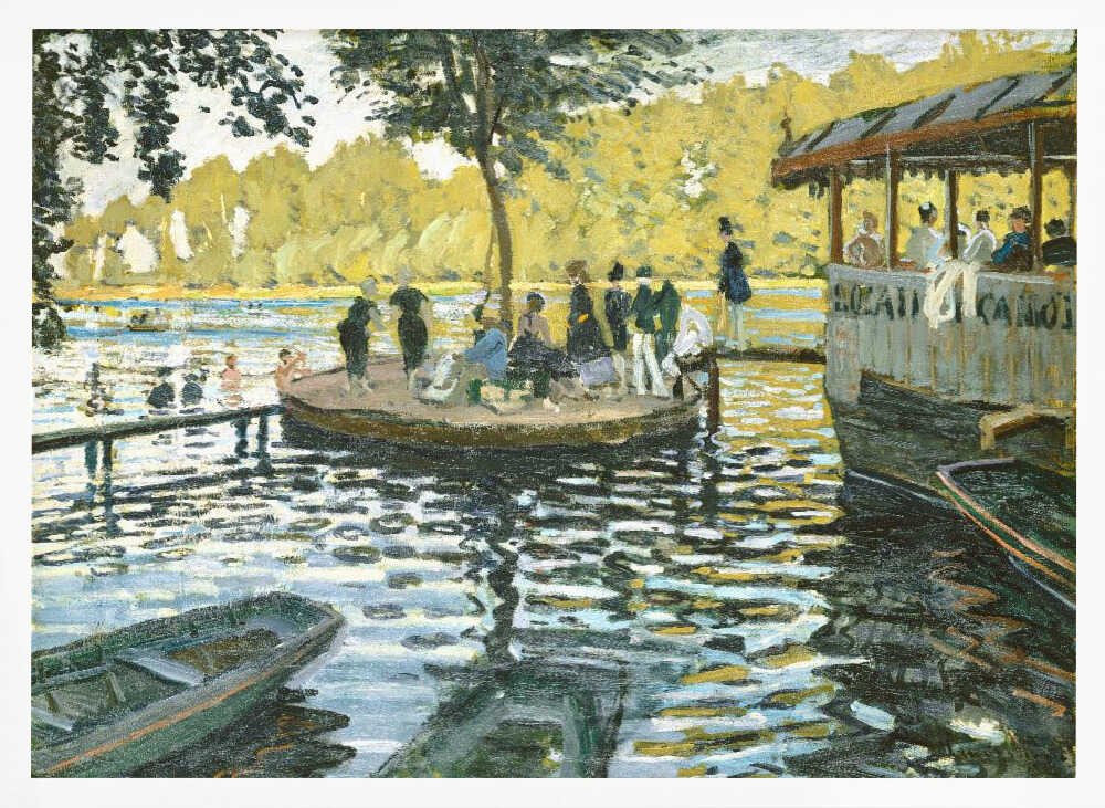 La Grenouillère (1869) By Claude Monet Claude Monet