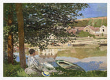 On the Bank of the Seine, Bennecourt (1868) By Claude Monet Claude Monet