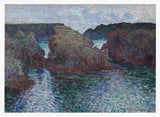 Rocks At Port Goulphar, Belle Île (1886) By Claude Monet Claude Monet