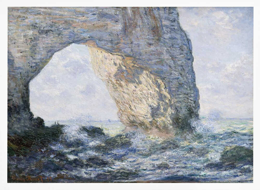 The Manneporte (Étretat) (1883) Claude Monet