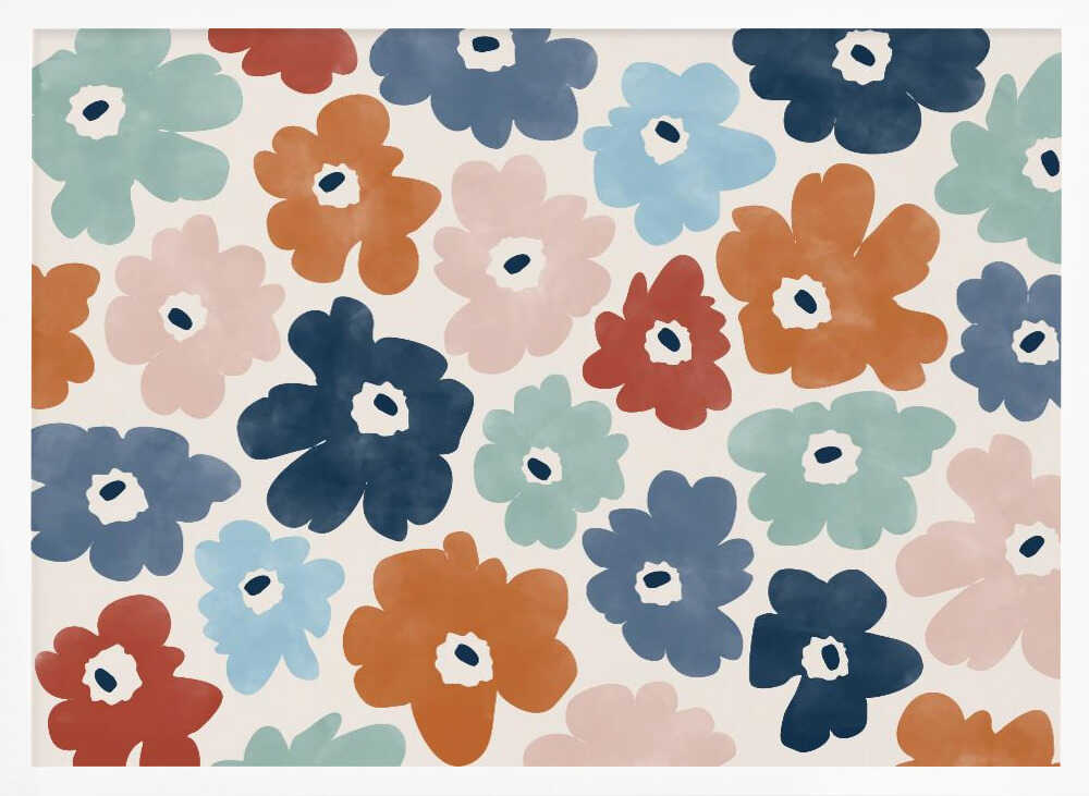 Colorful Abstract Blooms
