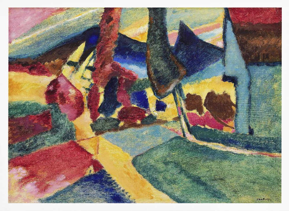 Landscape With Two Poplars (1912)