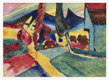 Landscape With Two Poplars (1912)