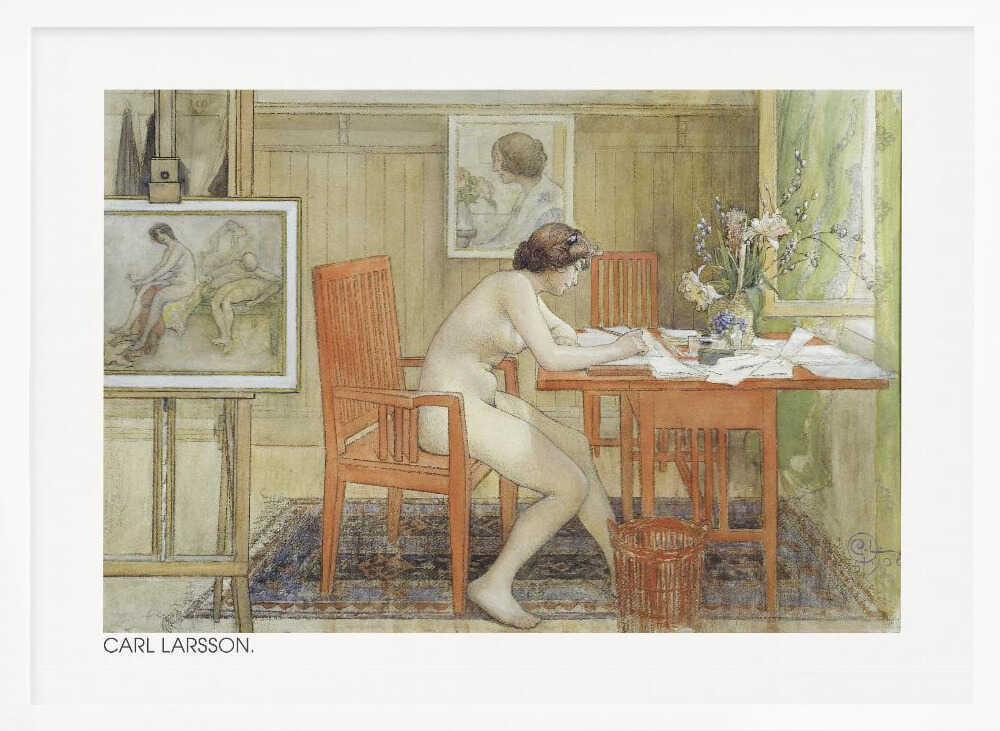 The Model Writing a Postcard 1906