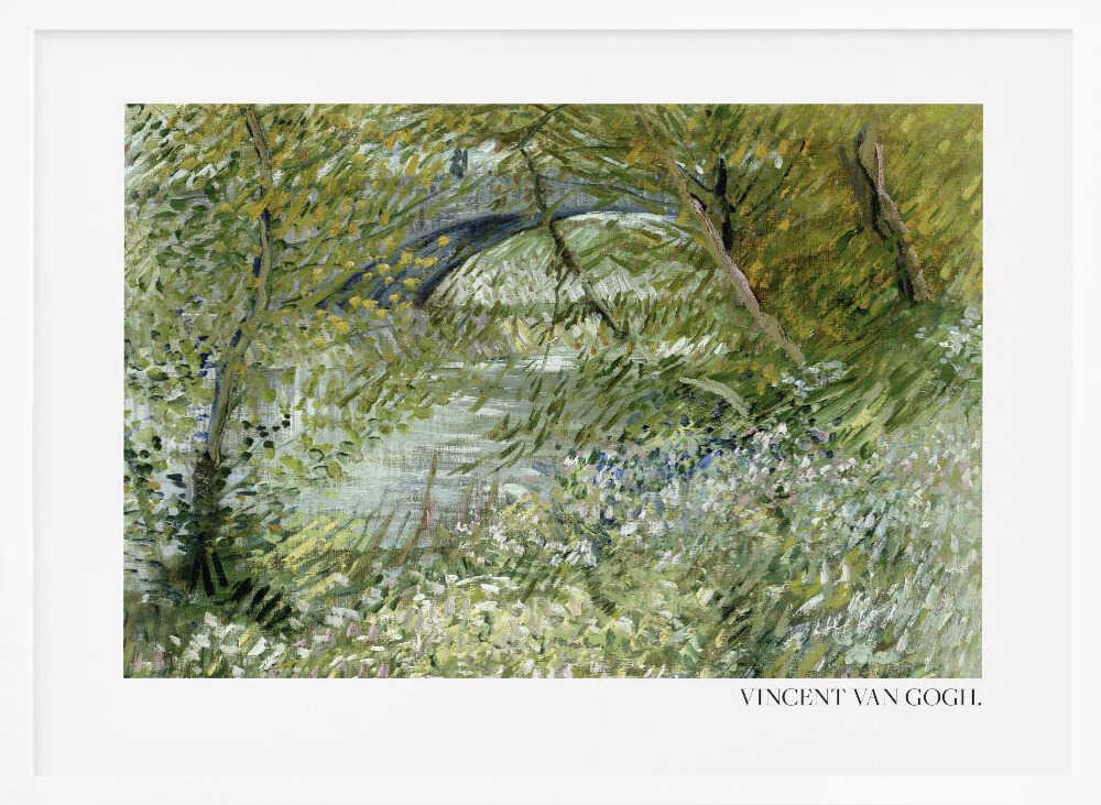 River Bank In Springtime (1887) Horisontal