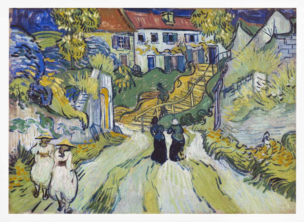 Stairway At Auvers (1890)