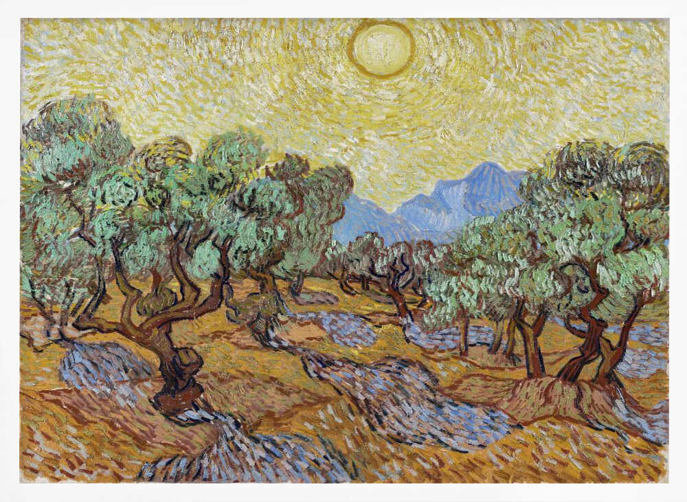Vincent Van Gogh's Olive Trees (1889)