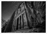 Petra Night Sky Art Print UK — Dark Moody Dark Wall Art — Living Room — Wall It All Prints