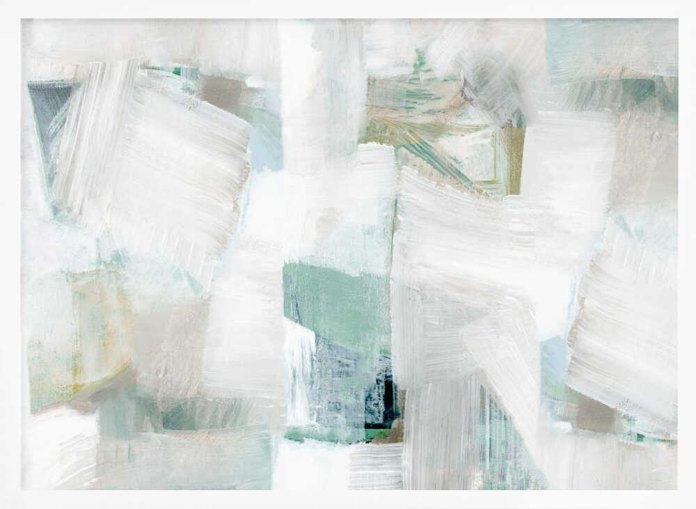 Modern Abstract Serenity Art Print UK — Abstract Calm Wall Art — Bedroom — Wall It All Prints