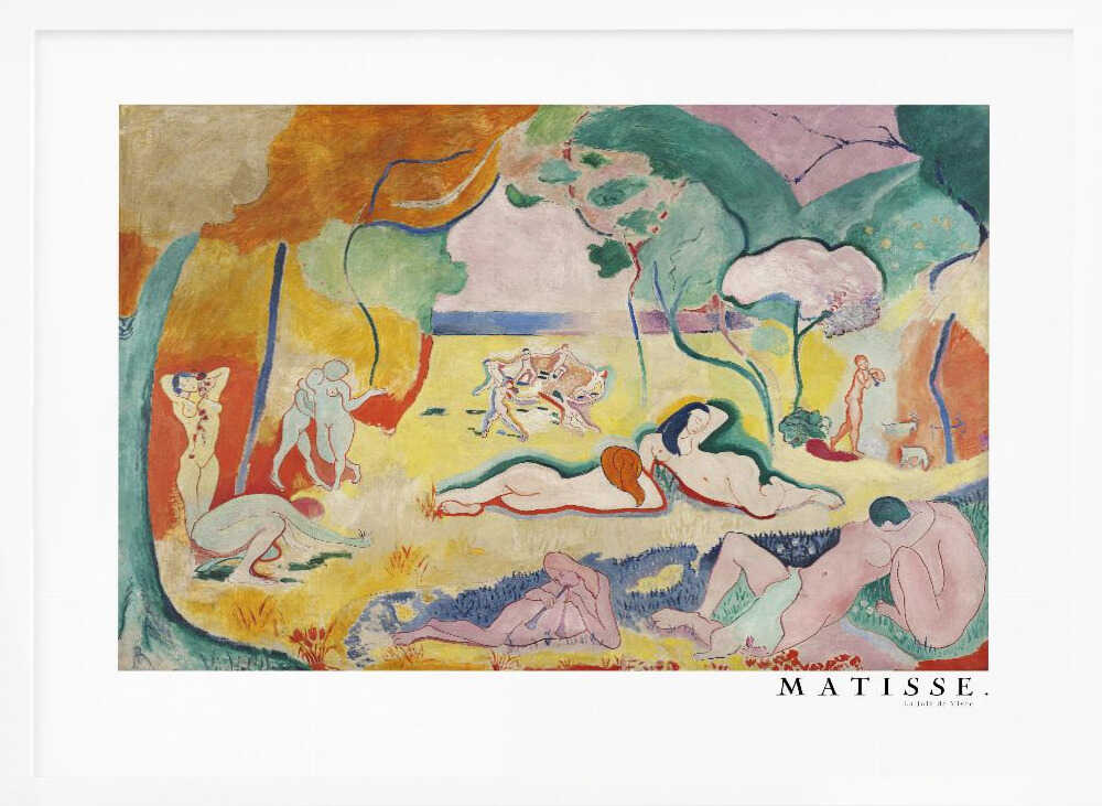 La Joie De Vivre, With Boarder Henri Matisse