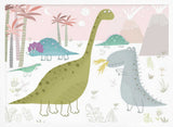 Cute Pastel Dinosaurs