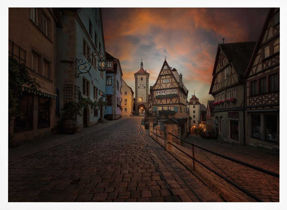 Old Town Evening Glow David Guo