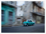 Havana Classic Car Drive Art Print UK — Vintage Vibrant Wall Art — Living Room — Wall It All Prints