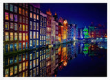 Vibrant Canal City Night