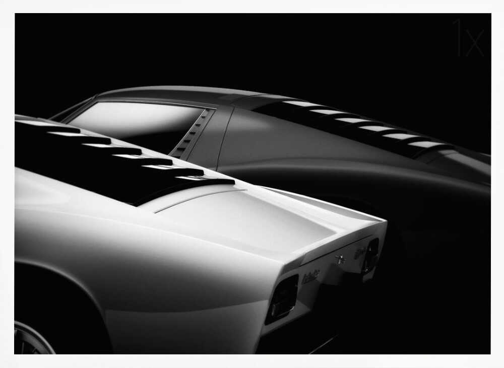 Sleek Classic Cars Art Print UK — Dark Moody Dark Wall Art — Living Room — Wall It All Prints