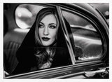 Elegant Woman In Car