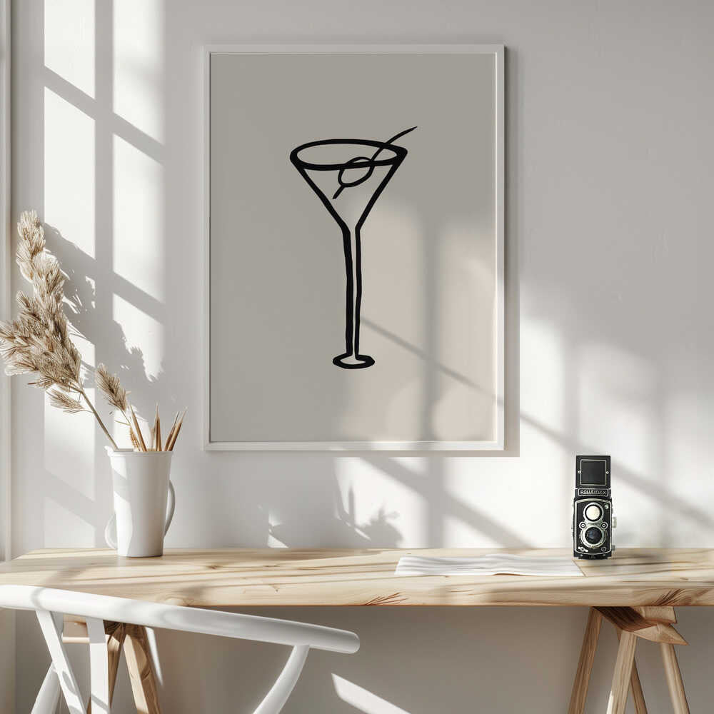 Martini Glass Sketch