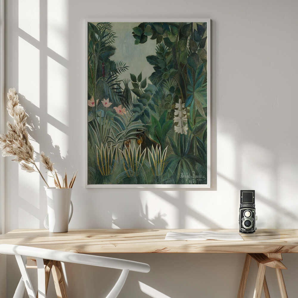 The Equatorial Jungle Art Print UK — Landscape Vibrant Wall Art — Living Room — Wall It All Prints