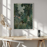 The Equatorial Jungle Art Print UK — Landscape Vibrant Wall Art — Living Room — Wall It All Prints