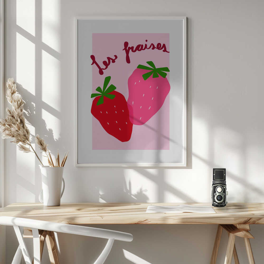Berry Delight Art Print UK — Abstract Vibrant Wall Art — Kitchen — Wall It All Prints